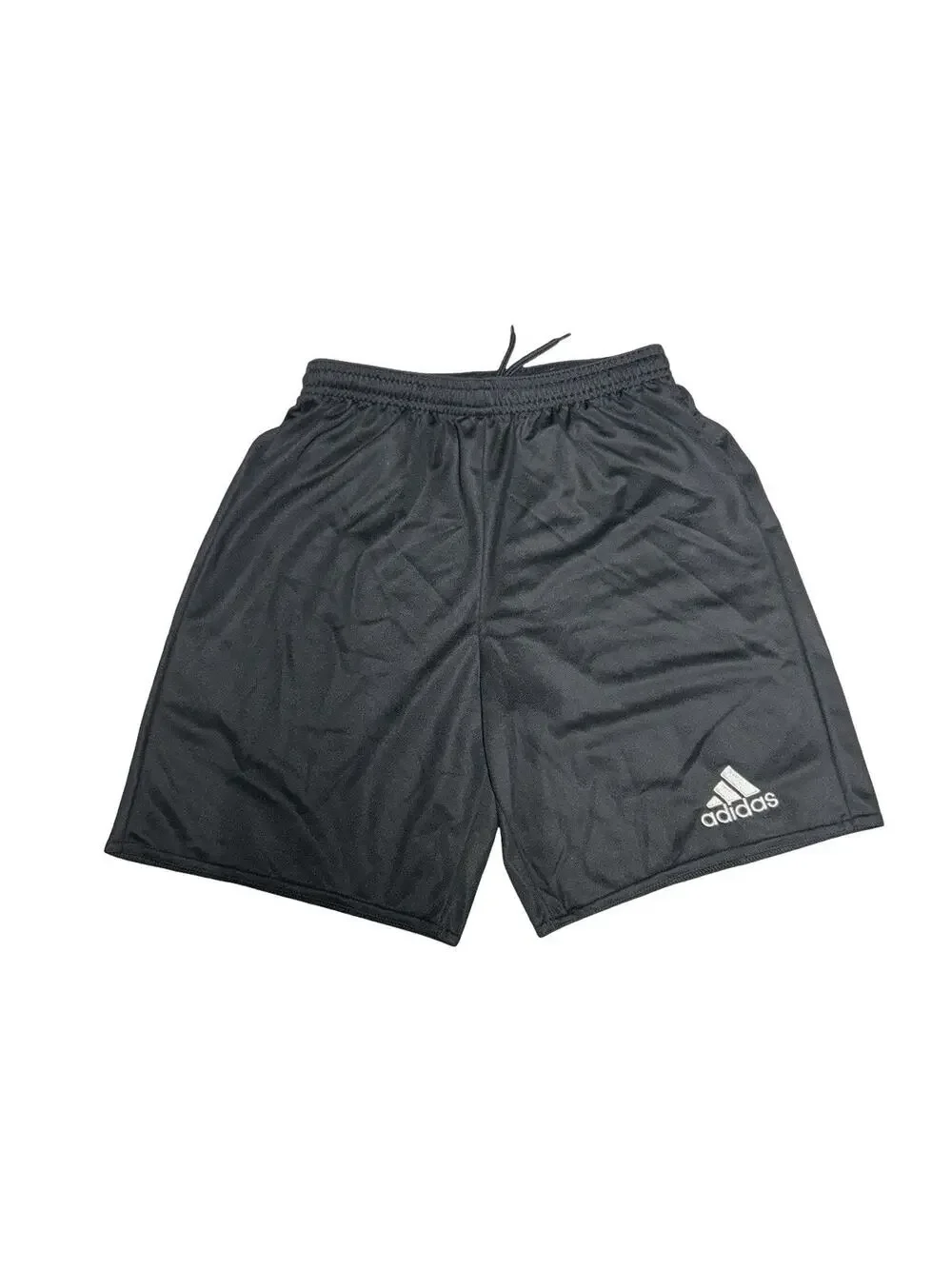Adidas Youth Large Black Athletic Training Shorts Soccer Gym Drawstring 13-14